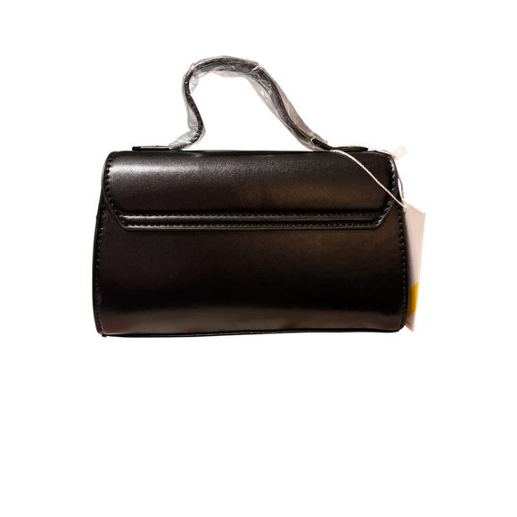 CXL by Christian Lacroix Laine Matte Patent Crossbody Bag Black NWT - Picture 4 of 7